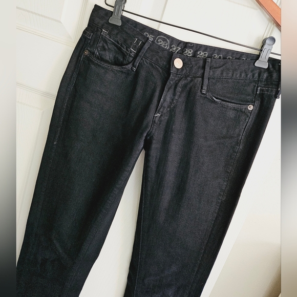 Earnest Sewn 26 Actual 29x34 Black Skinny Excellent Condition - Picture 4 of 6